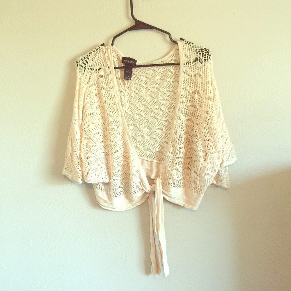 Lane Bryant lace wrap